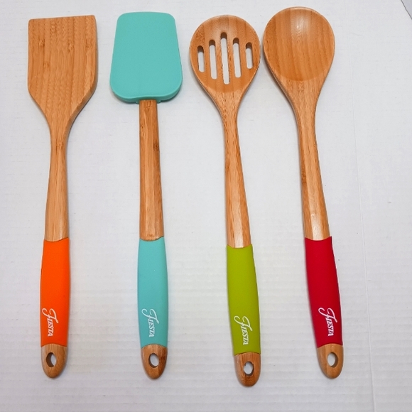 Fiesta Kitchen Fiestaware Bamboosilicone Large Utensils Poshmark